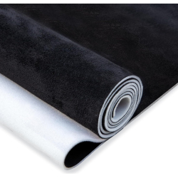 Sul piele sintetica tip Alcantara 0.75 x 2.5m NEGRU tapiterii capitonaje auto