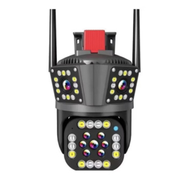 Camera de Supraveghere Inteligenta WiFi pentru exterior cu doua lentile detectare a miscarii vedere pe timp de noapte 12MP