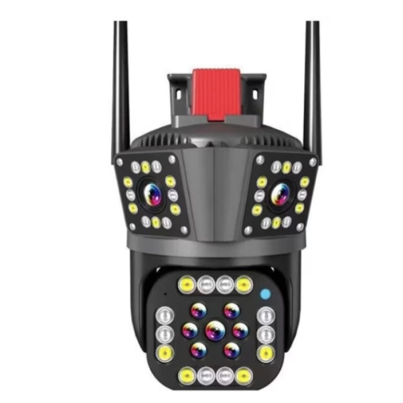 Camera de Supraveghere Inteligenta WiFi pentru exterior cu doua lentile detectare a miscarii vedere pe timp de noapte 12MP