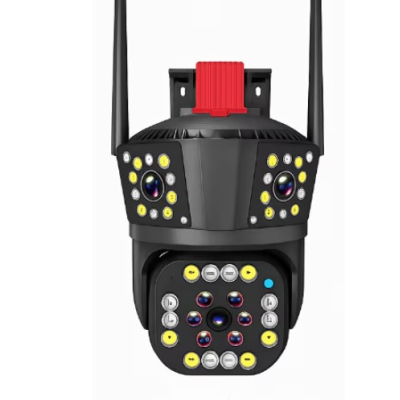 Camera de Supraveghere Inteligenta WiFi pentru exterior cu doua lentile detectare a miscarii vedere pe timp de noapte 12MP