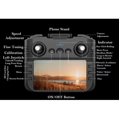 Drona JS39P pliabila cu camera HD motor brushless si control prin aplicatie