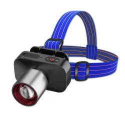 Lanterna de cap 8059 reincarcabila cu zoom telescopic 3 moduri iluminare
