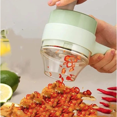 Tocator si maruntitor electric pentru alimente si legume 4 in 1