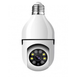 Camera de Supraveghere WiFi Tip Bec cu Rotire 355 Full HD Senzor de Miscare PIR si Audio Bidirectional