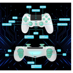 Controller Wireless Joystick Pentru Consola Sony Playstation 4 Army ROSU