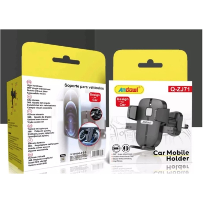 Suport auto Andowl Q ZJ71 prindere la ventilatie brate reglabile negru