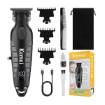 Masina de tuns Kemei KM 2293 trimmer profesional lama T LCD fara fir