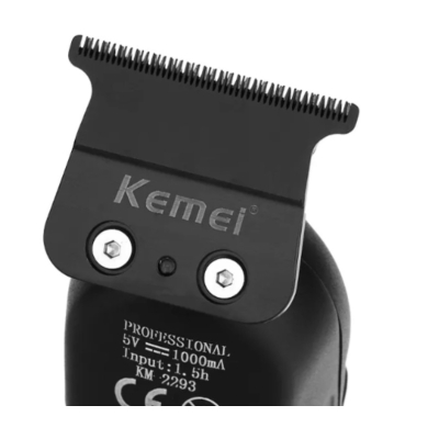 Masina de tuns Kemei KM 2293 trimmer profesional lama T LCD fara fir