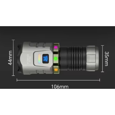 Mini lanterna de mana YM F86X magnetica de 3300 lumeni