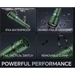 Lanterna YM A83 ultra puternica 5000 lumeni reincarcabila prin USB C LED