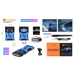 Lanterna multifunctionala reincarcabila F333X cu 5000LM magnetica