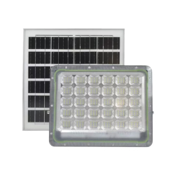 Proiector solar LED impermeabil 300W cu panou si telecomanda GD300X