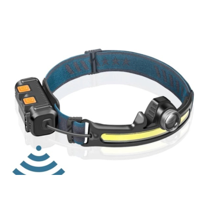 Lanterna de cap LED COB cu inductie W678 si 3 moduri iluminare USB 3W