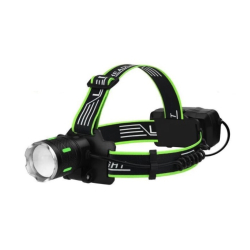 Lanterna de cap cu led si acumulator BL SXB A43 de 30W zoom pentru camping pescuit