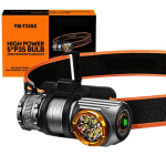 Lanterna frontala YM T355X de 2000LM cu 2 baterii si lumina rosie