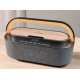 Boxa portabila S305 cu incarcare wireless ceas si lunimi Rgb