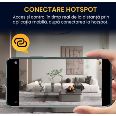 Mini camera X10 WIFI 1080p transmitere live microfon incorporat senzor de miscare mod vedere nocturna