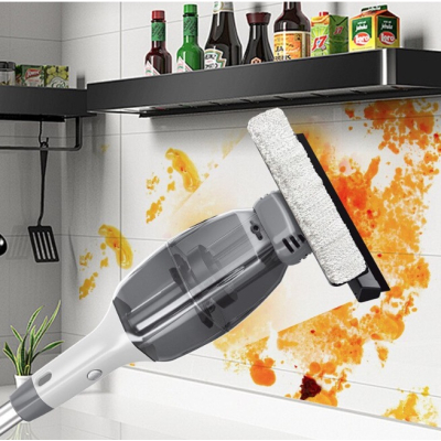 Stergator de geamuri 2 IN 1 telescopic si reglabil alb 40-145 cm AA108