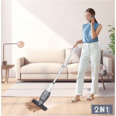 Stergator de geamuri 2 IN 1 telescopic si reglabil alb 40-145 cm AA108