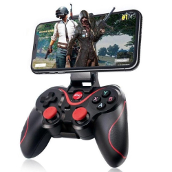 Controler wireless X3 iOS/Android/Windows Bluetooth Baterie reincarcabila Negru/Rosu