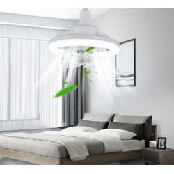 Aplica LED cu 3 functii ventilator incorporat fasung E27 putere 30W