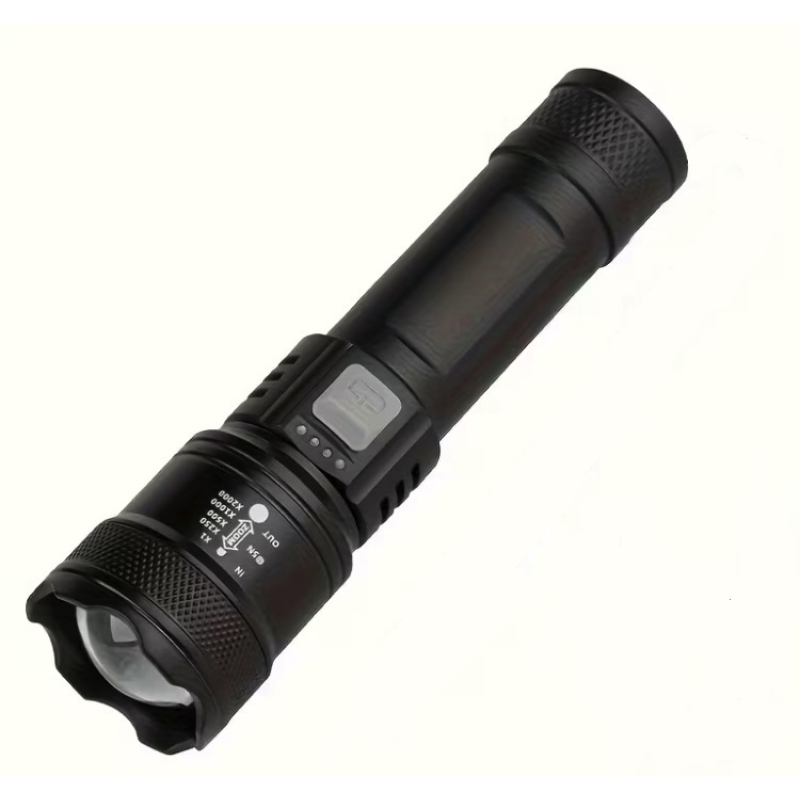 Lanterna LED de mana TY 908M reincarcabila cu luminozitate maxima de 1200 lm