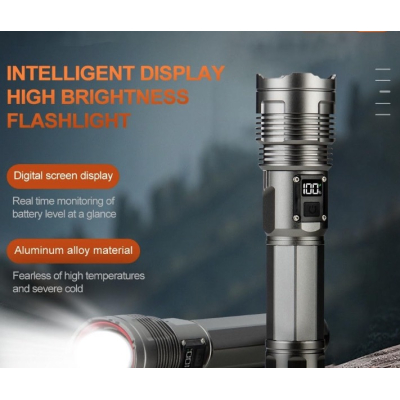 Lanterna super luminoasa CB 6501 putere 30W zoom 1000M raza de actiune 5 moduri iluminare