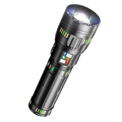 Lanterna reincarcabila LED de mana COBA CB W518 cu raza de actiune de 3 km