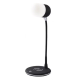 Lampa de birou cu incarcator wireless pentru telefon cu boxa bluetooth pliabila