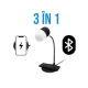 Lampa de birou cu incarcator wireless pentru telefon cu boxa bluetooth pliabila