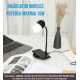 Lampa de birou cu incarcator wireless pentru telefon cu boxa bluetooth pliabila
