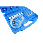 Trusa 36 piese Tester presiune injectoare 6 eprubete 24 de adaptoare 6 recipiente cu tub