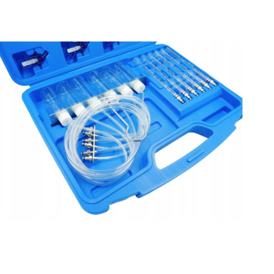 Trusa 36 piese Tester presiune injectoare 6 eprubete 24 de adaptoare 6 recipiente cu tub