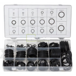 Cutie 220 piese Garnituri oringuri negre cauiciuc 