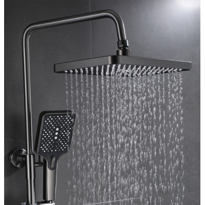 Set de dus inteligent pentru baie cu afisaj digital mixer pentru baie cu 4 functii dus tip ploaie si bideu