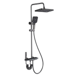 Set de dus inteligent pentru baie cu afisaj digital mixer pentru baie cu 4 functii dus tip ploaie si bideu