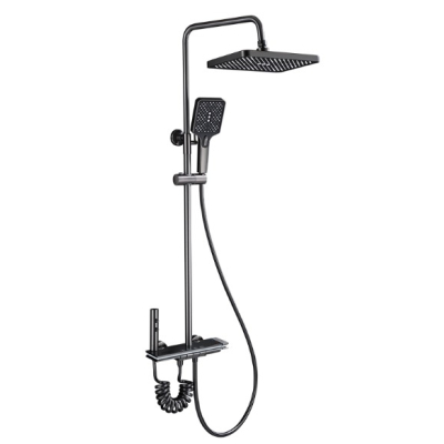 Set de dus inteligent pentru baie cu afisaj digital mixer pentru baie cu 4 functii dus tip ploaie si bideu