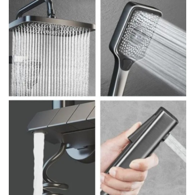 Set de dus smart cu afisaj LED control termostatic si 4 moduri pulverizare Tehnologie Avansata
