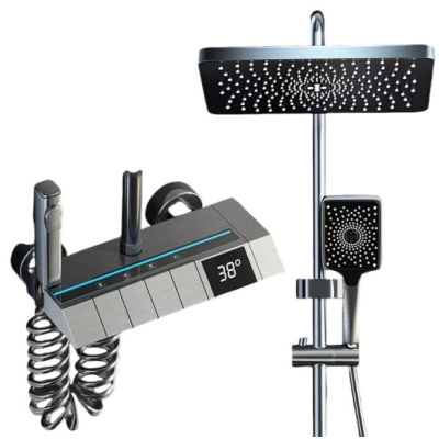 Set de dus smart cu afisaj LED control termostatic si 4 moduri pulverizare Tehnologie Avansata