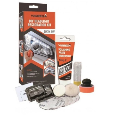 Kit Polish Faruri Auto Visbella cu discuri de curatare