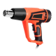 Pistol electric cu aer cald 220V de 2500W cu 2 tipuri de temperatura reglabila
