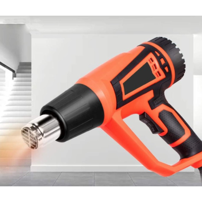 Pistol electric cu aer cald 220V de 2500W cu 2 tipuri de temperatura reglabila