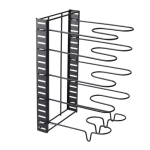 Suport organizator metalic pentru oale si tigai cu 5 rafturi