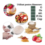 Cantar digital in forma de lingura proportionare precisa 800g 24 cm