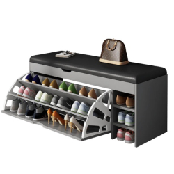 Dulap pentru pantofi tip bancheta GRI 100 X 34 X 51