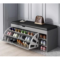 Dulap pentru pantofi tip bancheta GRI 80 X 34 X 51