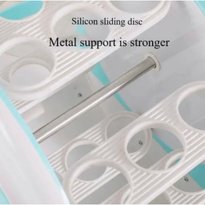 Suport Rotativ portabil pentru Condimente cu 18 Borcane