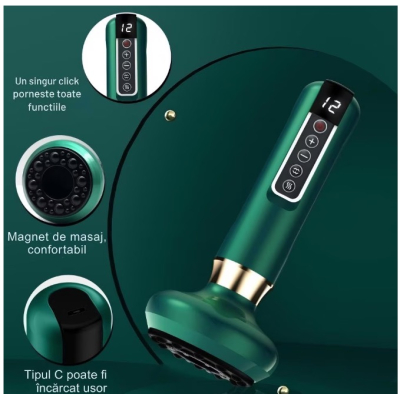 Aparat de masaj electric pentru reducerea celulitei 12 moduri 4 setari