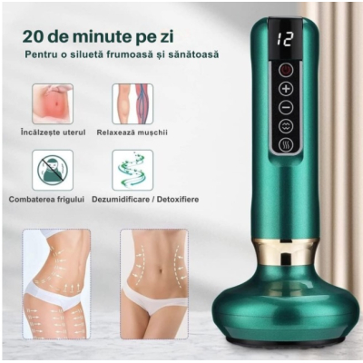 Aparat de masaj electric pentru reducerea celulitei 12 moduri 4 setari