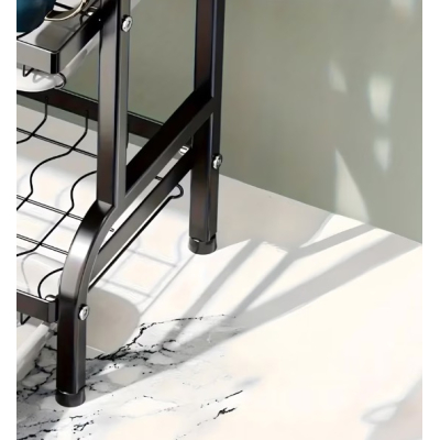 Scurgator vase pliabil pe 3 nivele uscator farfurii suport din Inox